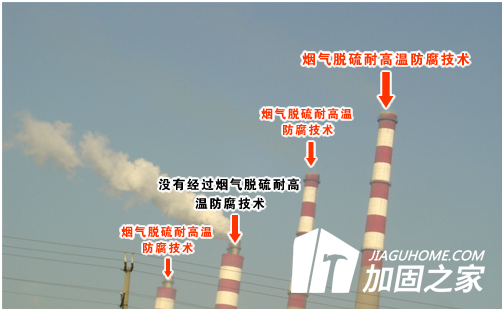 分享鍋爐煙囪內(nèi)壁防腐方案